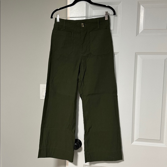 Anthropologie Maeve Colette Magic Fabric Crop Wide-Leg Pants - Picture 2 of 5